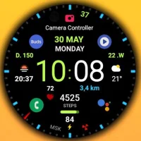 Black practical MOD Watch face